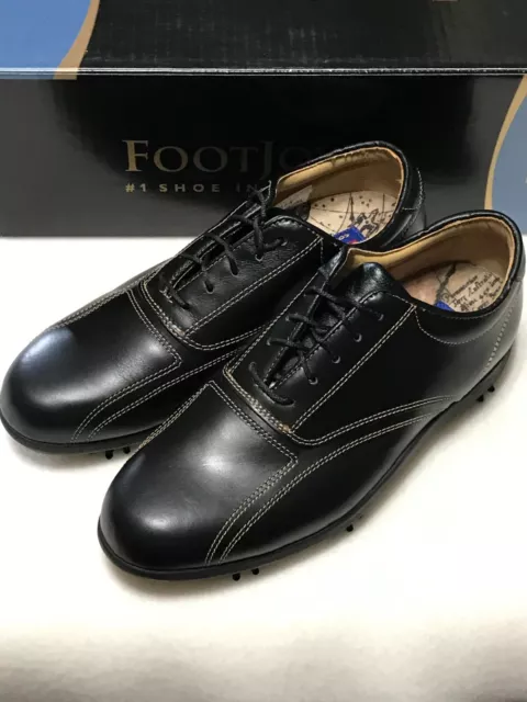 Footjoy LoPro Collection Ladies Leather Golf Shoes Size 7 M Black NEW NOS
