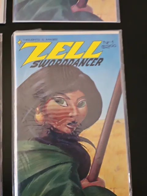 Zell Sworddancer #1 Lot Of 4 Comics 3