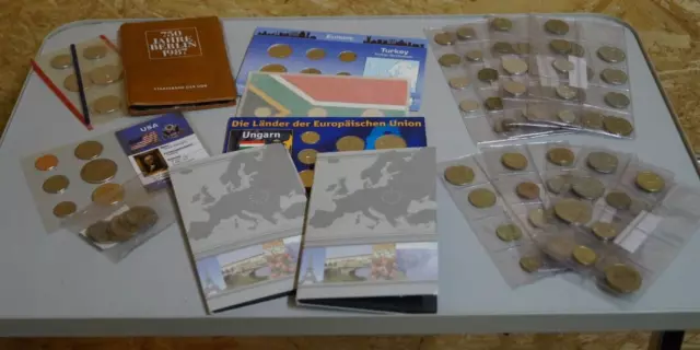 Internationale Münzen; Litauen; Zypern; Lettland; USA; Deutschland; Türkei (C18)