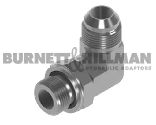 Burnett & Hillman JIC Male x METRIC Male 90° Positional Forged Elbow