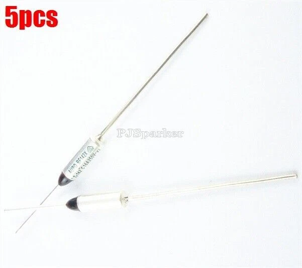 5Pcs Aupo Thermal Fuse Cutoff Tf 142°C 250V 16A BF142X Ic New vz #A6-9