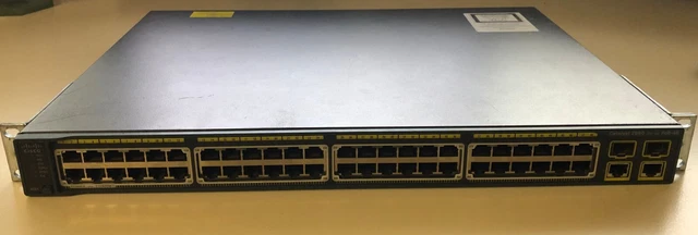 CISCO CATALYST 2960 Series 48 Port Network Switch PoE - WS-C2960-48PST ...