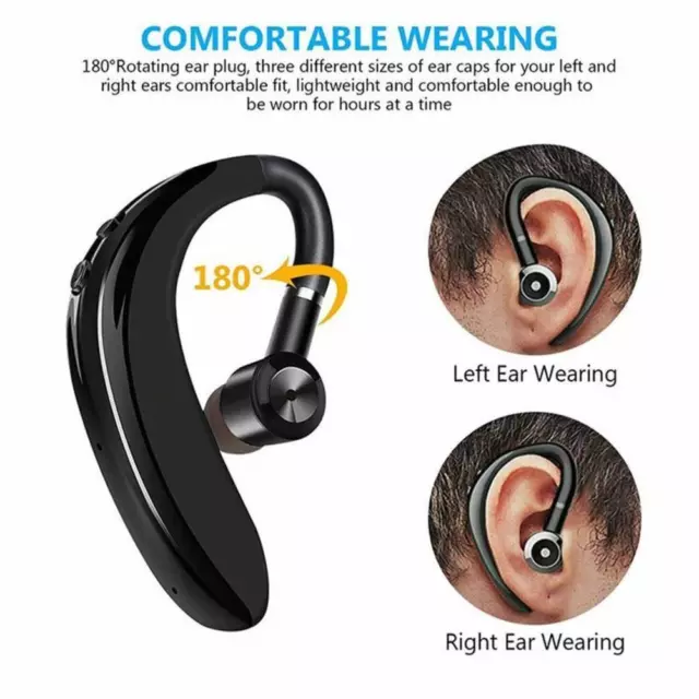 Bluetooth 5.0 Headset Wireless Earphones Earpiece Hands New Pods Ear Free L1O0