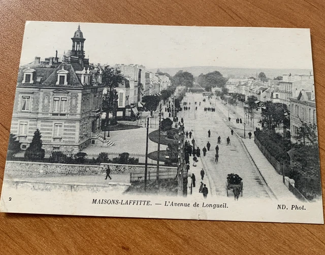78. Maisons Laffitte. Belle Carte. Avenue de Longueuil. Yvelines
