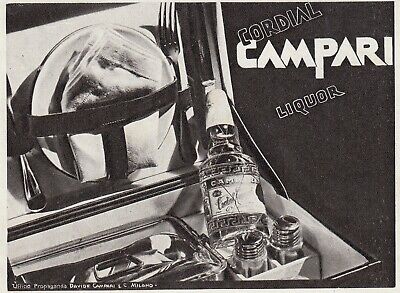 Z4201 Cordial Campari Liquor, Pubblicità epoca, 1940 Vintage advertising