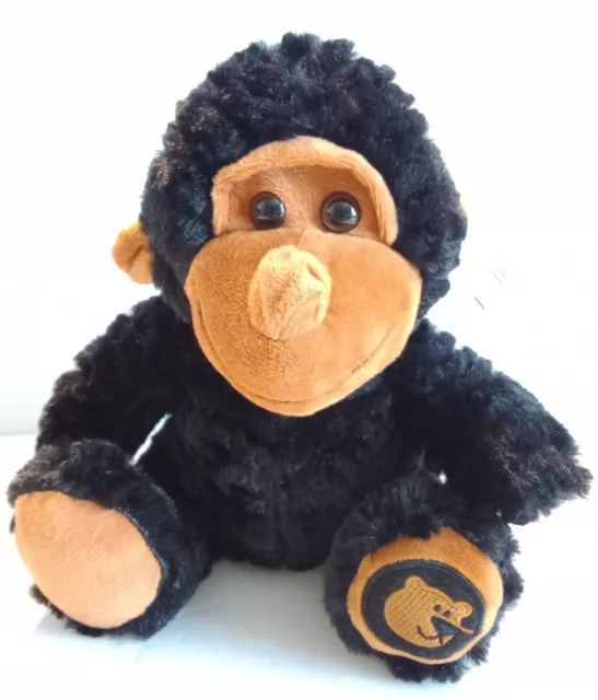 Goffa Gorilla Monkey Stuffed Plush Toy Animal Black & Brown 10" New with Tag