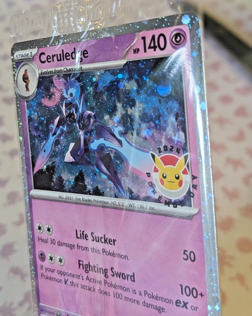 POKEMON DAY 2024 Card Stamped Ceruledge Promo Card Factory Sealed