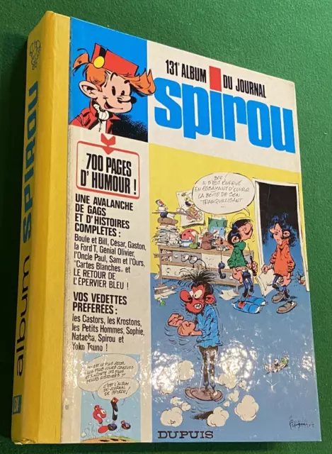 Reliure Recueil Album du journal SPIROU N° 131 - 1974 - Très Bel Etat