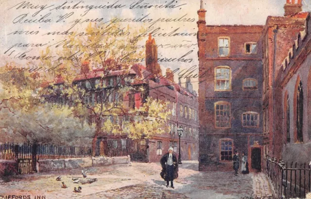 Cpa Illustrator / Signature / Charles Flower / Cliffords Inn