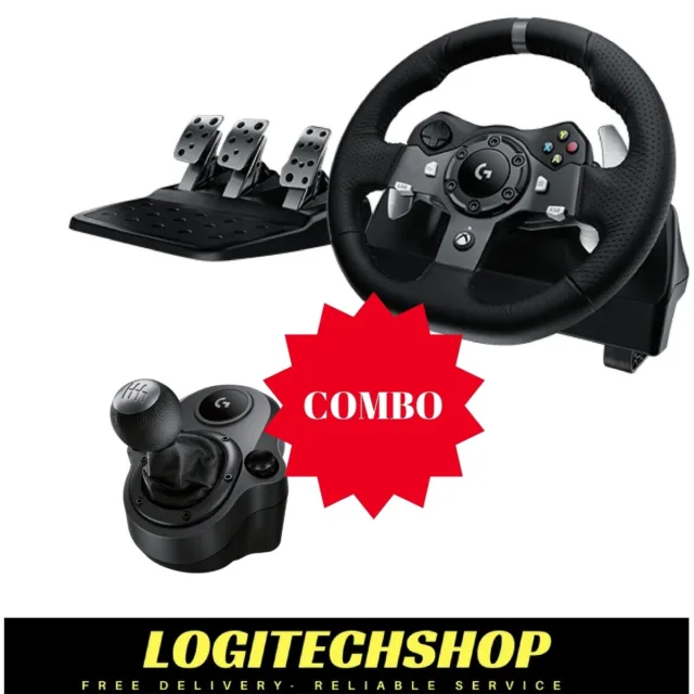 Logitech G920 Driving Force Wheel for Xbox One & PC + Shifter (Free Delivery)