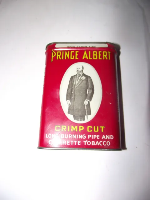 Vintage Prinz Albert Crimp geschnitten lange brennende Pfeife und Zigaretten-Tabakdose