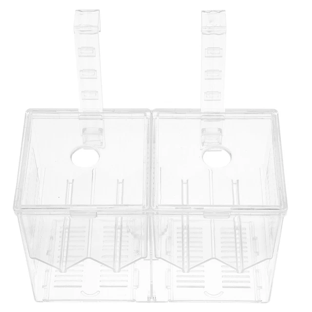 2 Scatole Rettangolari Per Allevamento Pesci - Incubatrici Con Ventose 16x16cm Per Acquario - Foto 9