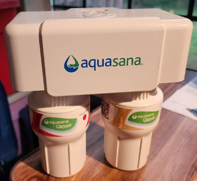 AQUASANA 2STAGE UNDER Sink Water Filter System Claryum Filtration