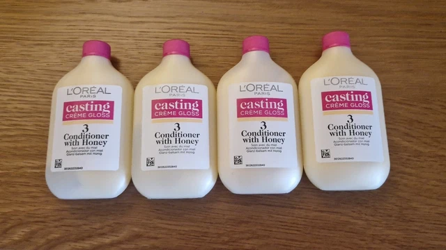 LOREAL CASTING CREME gloss conditioner with Honey. 4 x 60ml £12.50 ...