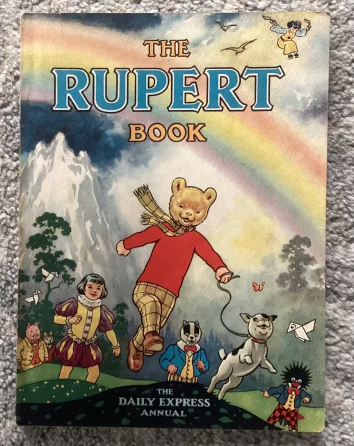 Original The Rupert Bear book Annual 1948 In Super Condition