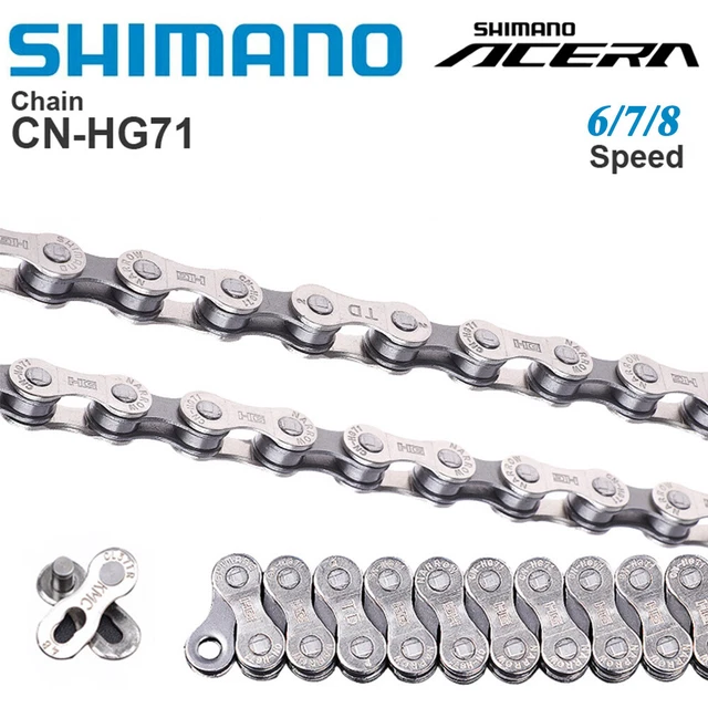 SHIMANO ACERA HG71 6/7/8 Speed Chains For MTB Road Bike 112 Links Chain