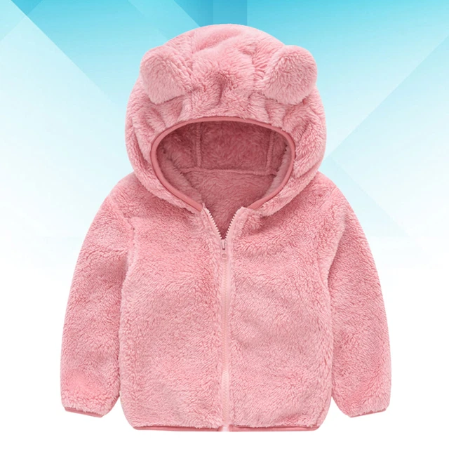 Cappotto d'orso autunno e bambino cappotto di pelliccia con cappuccio cappotto caldo
