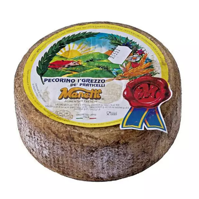 FORMAGGIO NERO PECORINO BUCCIA NERA SEMISTAGIONATO 1,6Kg Forma Intera FORMAGGI