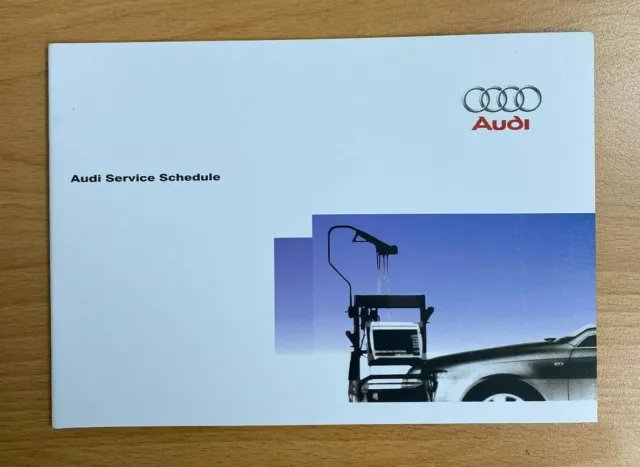 Service Book Car History Handbook Blank Audi A1 A3 A4 A5 A6 TT Q3 Q5 Q7 S3