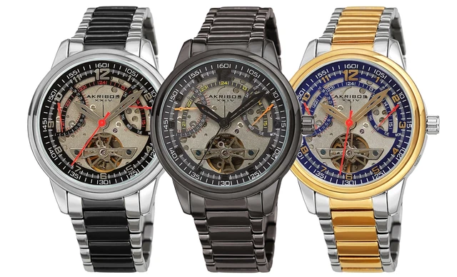 Montre akribos clearance xxiv homme automatique