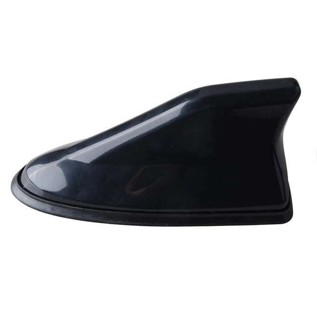 Black Car Roof Antenna Shark Fin Antenna Aerial AM/FM Signal Radio Aerial