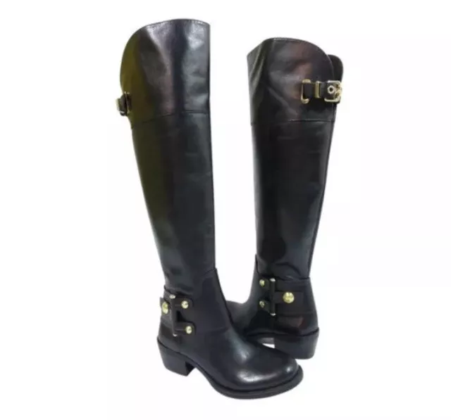 Vince Camuto Over-the-Knee Black Leather Boot size 6.5