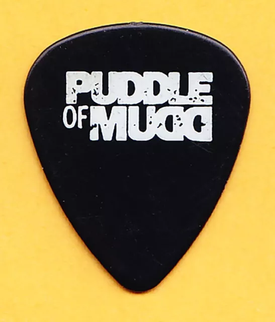 Flaque De Mudd Paul Phillips Face Unique Noir Guitare Pick - 2010 Tour