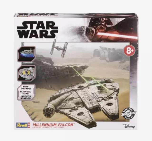 Star Wars Millenium Falke Revell Modell Snap Tite mit Licht und Sound Falcon