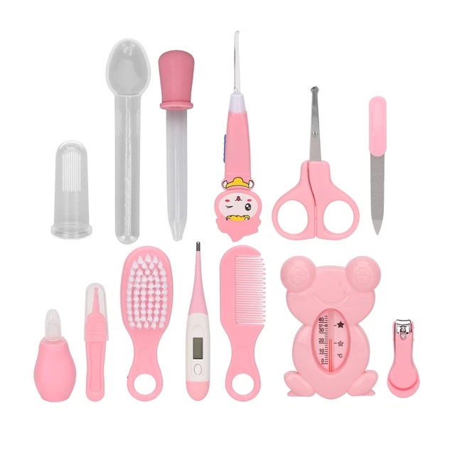 Newborn Healthcare Kit Baby Healthcare Grooming Kit Comb Thermometer Nail HR6