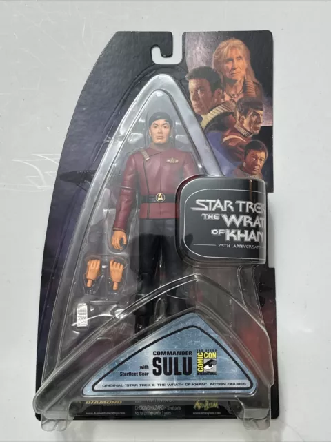 Diamond Select 2007 STAR TREK II: TWOK 25th Anniversary SULU Figure NIB SDCC