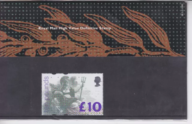 GB Presentation Pack No. 28 Britannia High Value Definitive Stamp 1993