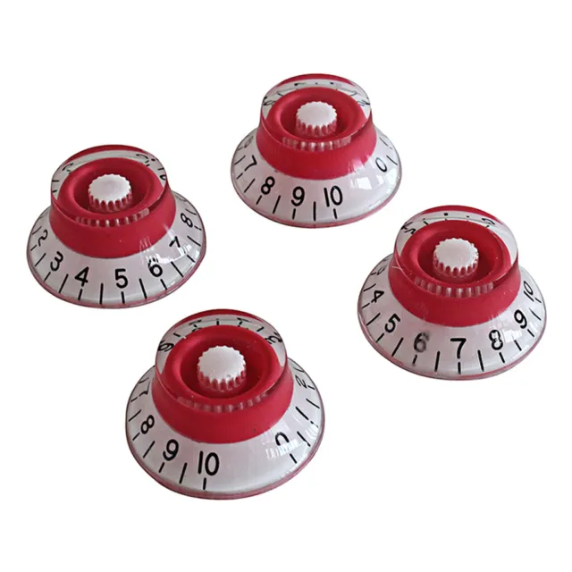 4 boutons de contrôle de vitesse rouges PCS boutons de tonalité de volume pour