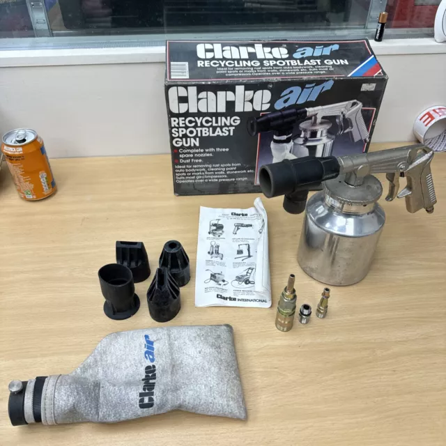 Clarke Air Recycling Spot Blast Gun Boxed