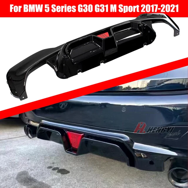 ECLAY Nero Lucido Paraurti Posteriore Diffusore Labbro per BMW Serie 5 G30 G31 G38 2017-2022 M Sport Inferiore Spoiler Splitter Car Body Kit ABS