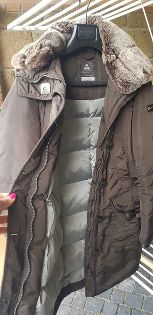 PIUMINO DONNA PEUTEREY verde militare. Usato pochissimo. Taglia42