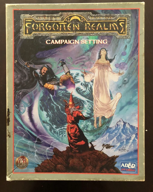 DUNGEONS & DRAGONS Realms Campaign Setting 1993 Setting 1085 2nd Ed 85.00 PicClick
