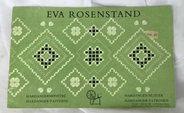 Libro RARO de colección Eva Rosenstand hardanger patrones