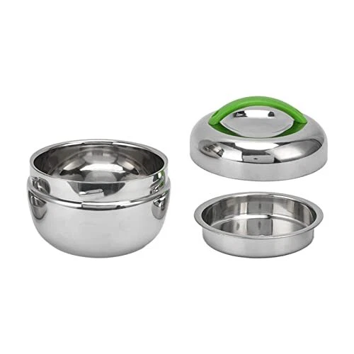 Set Di 2 Piatti A Scomparti Per Bambini In Acciaio Inox 304, 23 Cm, Per Pasti Equilibrati E Campeggio