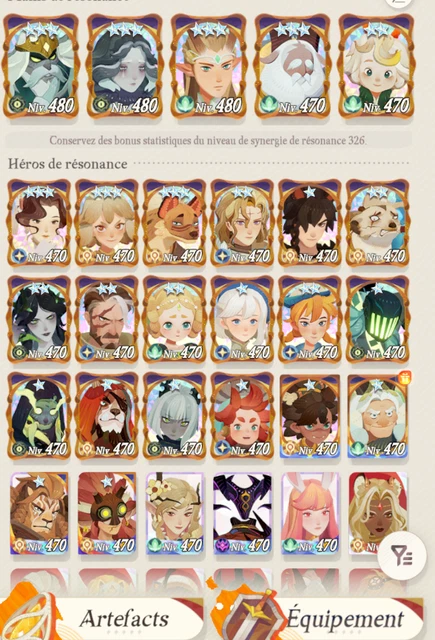 Compte AFK Journey Avec 16200+ Diamants Et 107 Coupons De Recrutement - Neuf