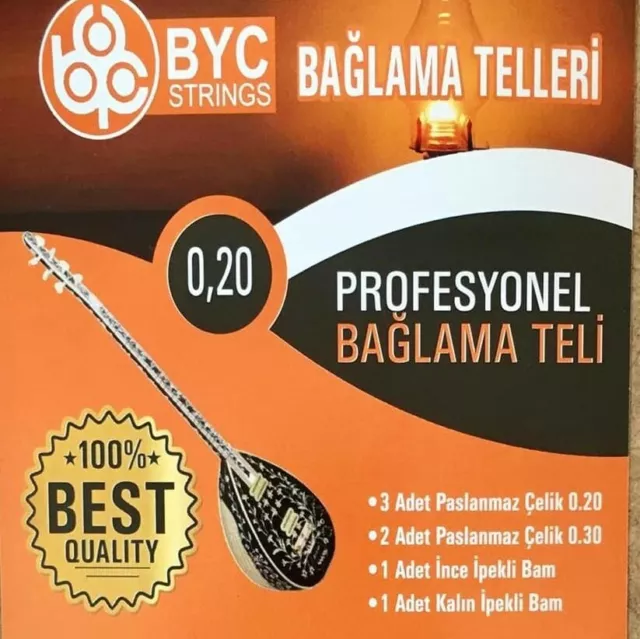 Saz Baglama Teli 0.20lik Profi Qualität