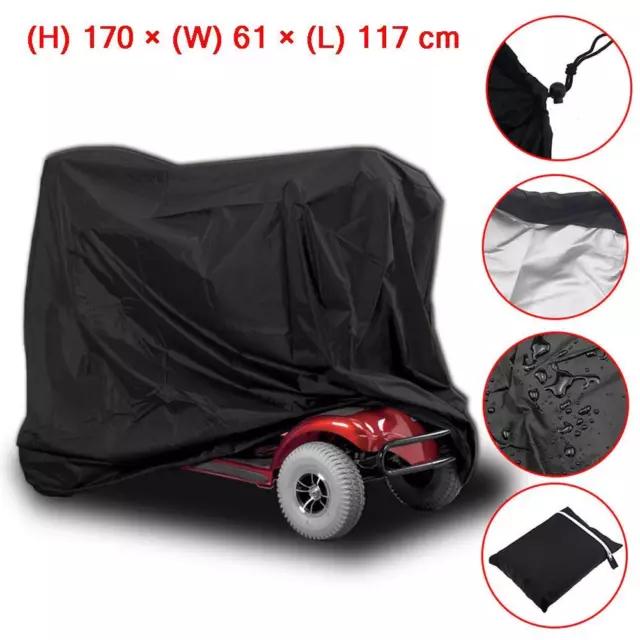 Extra Large Mobility Scooter Wheelchair Waterproof Sun Rain Cover Accessories UK