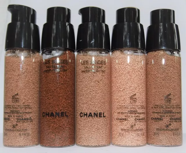 CHANEL  LES BEIGES Water-Fresh Complexion Touch in shades B50, B60, B70,  B80, BD91, B110, BD121 