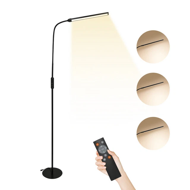 Stehlampe Deckenfluter Flexibler Schwanenhals LED Flexibler Hals Leselampe