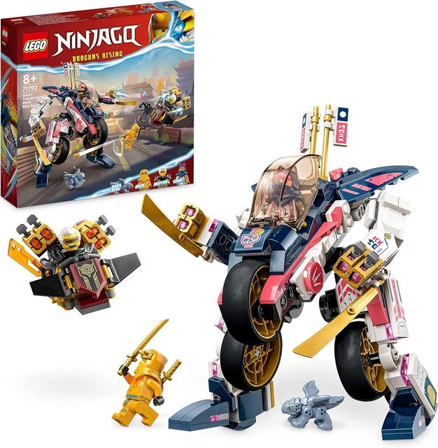 JOUET JEU LEGO Ninjago Robot Bolide Transformable Figurine ?� Transformer en Moto EUR 69,99 