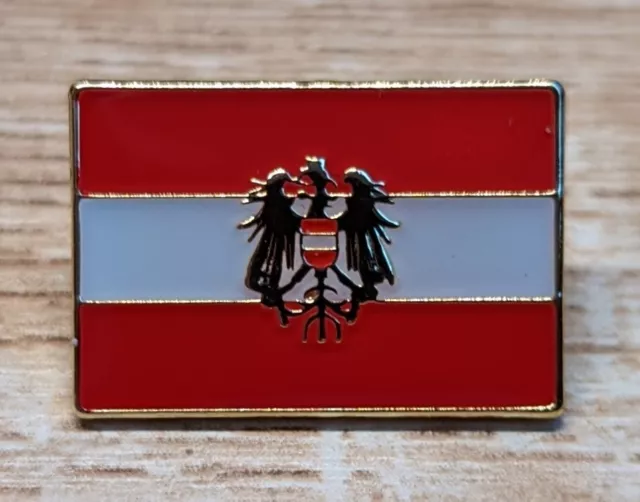 AUSTRIA Austrian Metal Flag Lapel Pin Badge *NEW* MIX & MATCH BUY 3 GET 2 FREE!