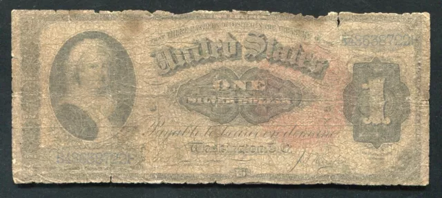 Fr. 218 1886 $1 One Dollar “Martha” Silver Certificate Currency Note 