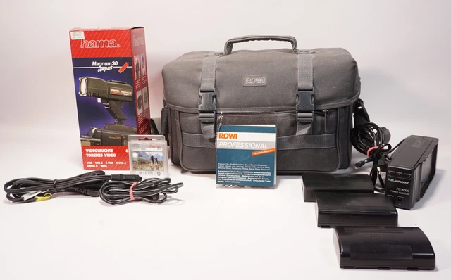 Vintage Film & Foto Zubehör Paket Hama Magnum 30 Compact Akkus Ladegerät Super 8