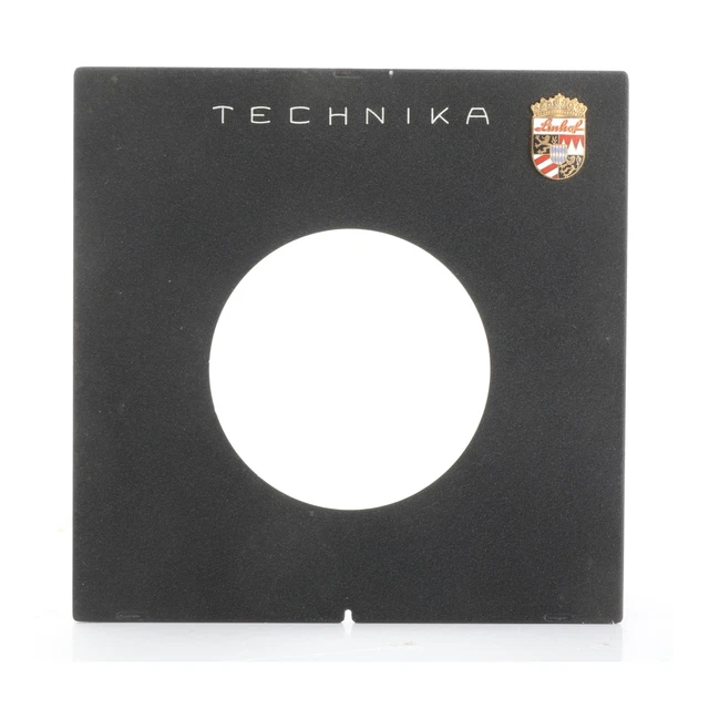 Linhof TECHNIKA 5x7" LENS BOARD 129x129 mm FORO 64 mm + Sehr Gut (254425)