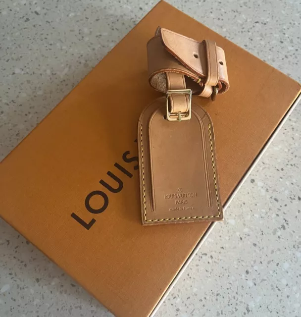 Louis Vuitton Vachetta Luggage Tag with Vivienne Stamp - A World