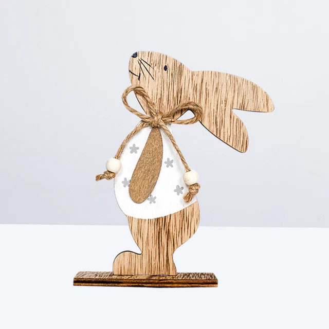 Lapin Bricolage Décoration De Fête Pâques Statues Dessus Table Décorer